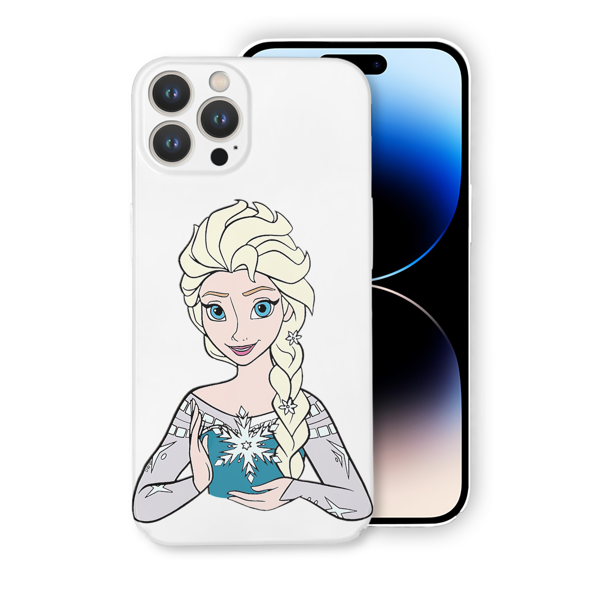 （画像用） アナと雪の女王 アンナ エルサ Frozen Anna Elsa 【iPhone 14シリーズ対応】ハードケース